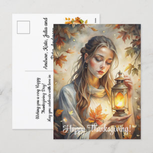 Cartes Pour Fêtes Annuelles Bon thanksgiving Fairy Garden