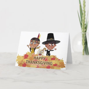 Cartes Pour Fêtes Annuelles Bon thanksgiving jour