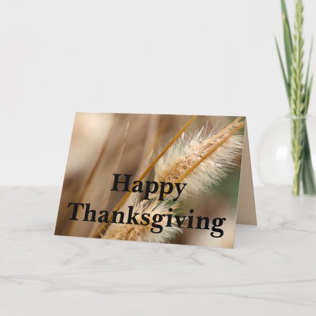 Cartes Pour Fêtes Annuelles Bon thanksgiving : Merci pour vous (Devant)