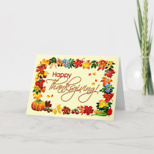 Cartes Pour Fêtes Annuelles BON THANKSGIVING par SHARON SHARPE