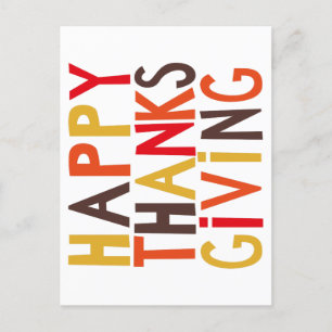Cartes Pour Fêtes Annuelles Bon thanksgiving personnalisé !