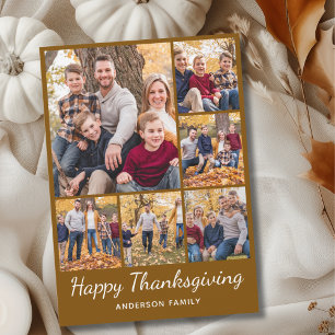Cartes Pour Fêtes Annuelles Bon thanksgiving photo Collage
