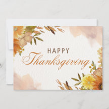 Bon thanksgiving rouge et jaune