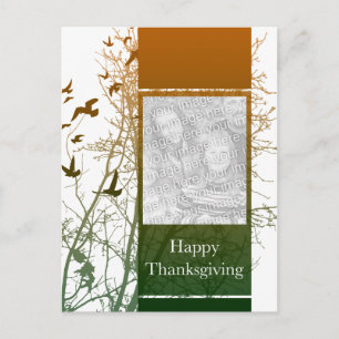 Cartes Pour Fêtes Annuelles bon thanksgiving (sérigraphie)