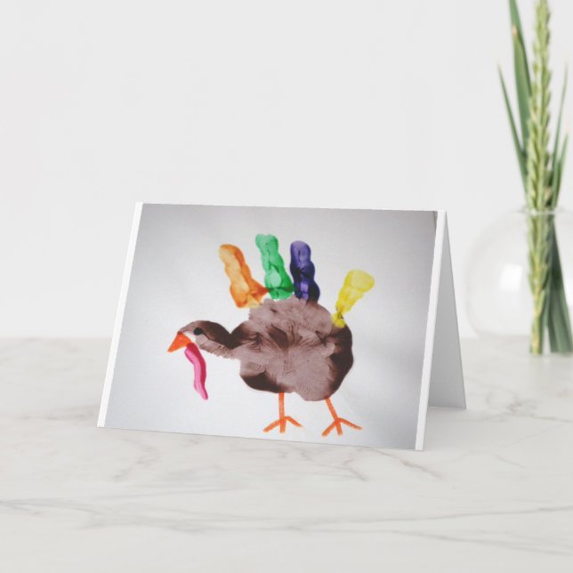 Cartes Pour Fêtes Annuelles Bon thanksgiving turc. Faites-le monter ! (Devant)