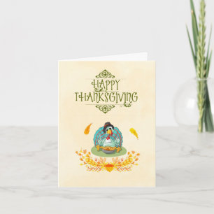 Cartes Pour Fêtes Annuelles Bon thanksgiving Turquie Manger Citrouille tarte