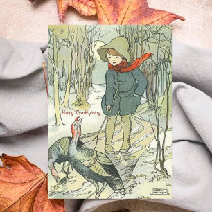 Cartes Pour Fêtes Annuelles Bon thanksgiving vintage Anne Anderson