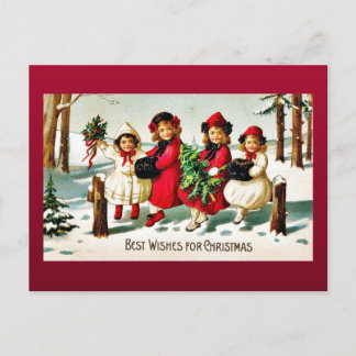 Cartes Pour Fêtes Annuelles Bon vieux Noël