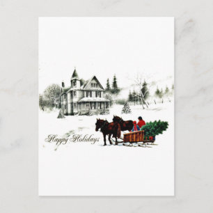 Cartes Pour Fêtes Annuelles Bon vieux Noël