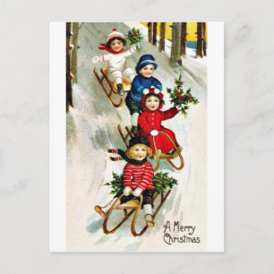 Cartes Pour Fêtes Annuelles Bon vieux Noël