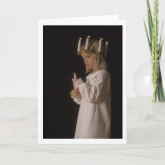 Cartes Pour Fêtes Annuelles Bonbon de Père Noël Lucia