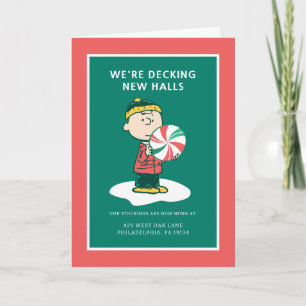 Cartes Pour Fêtes Annuelles Bonbons à la menthe Charlie Brown