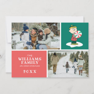 Cartes Pour Fêtes Annuelles Bonbons au poivre de Charlie Brown