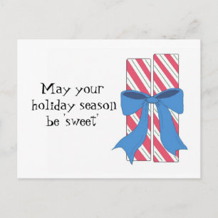 Cartes Pour Fêtes Annuelles Bonbons de Noël avec un doux message