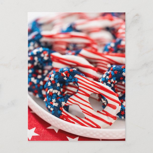 Cartes Pour Fêtes Annuelles Bonbons patriotiques (Devant)