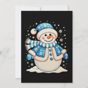 Cartes Pour Fêtes Annuelles Bonhomme de neige Noël Xmas Hiver Saison des fêtes