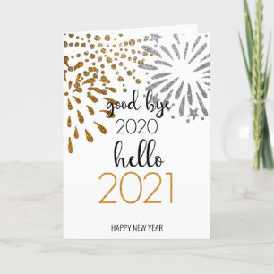 Cartes Pour Fêtes Annuelles Bonjour 2021   Entreprise Festive du Nouvel An