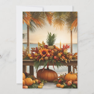 Cartes Pour Fêtes Annuelles Bonjour Automne - Style Tropical