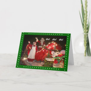 Cartes Pour Fêtes Annuelles Bonjour - Ho! Ho! Ho! Ho!