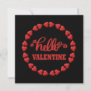 Cartes Pour Fêtes Annuelles Bonjour Saint-Valentin 2026 Joyeuse Saint-Valentin