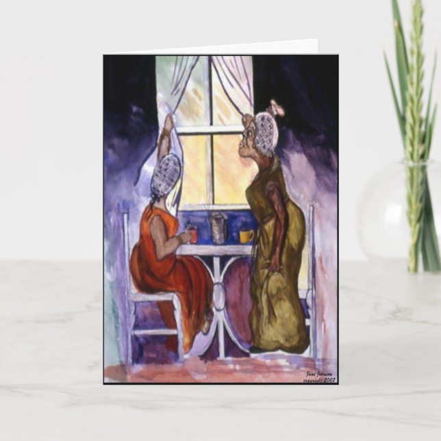 Cartes Pour Fêtes Annuelles bonjour sœurette (Devant)