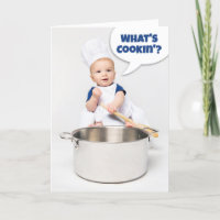 Bonjour What's Cookin For Anyone Baby Chef Humour