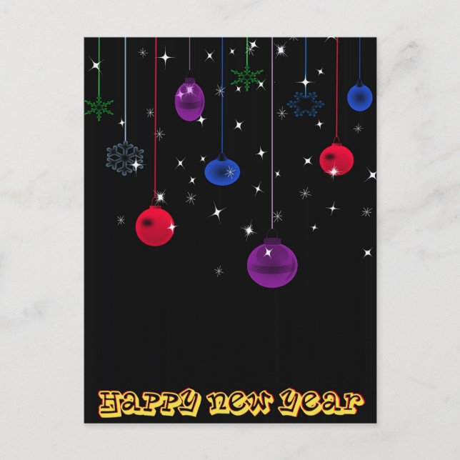 Cartes Pour Fêtes Annuelles Bonne année (Devant)