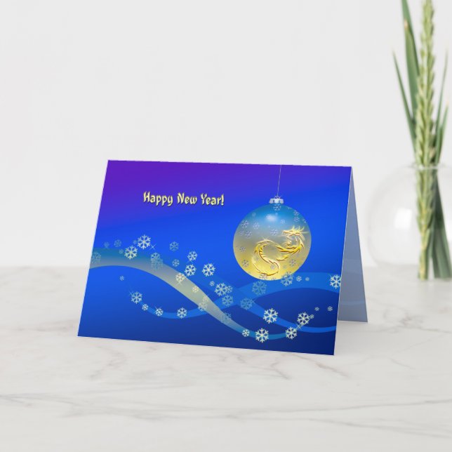 Cartes Pour Fêtes Annuelles Bonne année ! (Devant)