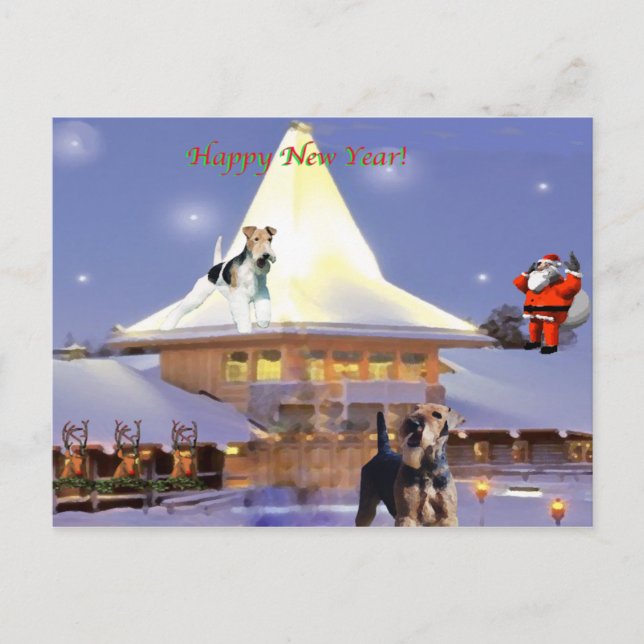 Cartes Pour Fêtes Annuelles Bonne année. (Devant)