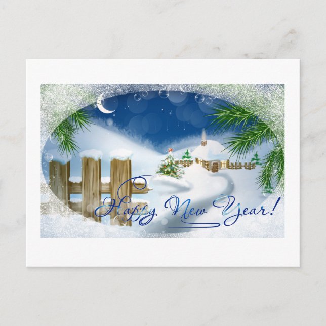 Cartes Pour Fêtes Annuelles Bonne année (Devant)