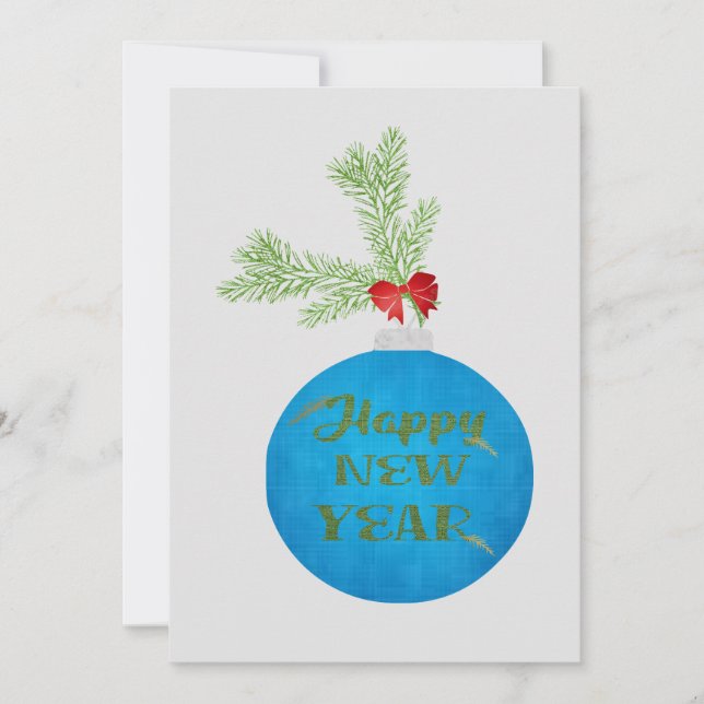 Cartes Pour Fêtes Annuelles Bonne année (Devant)