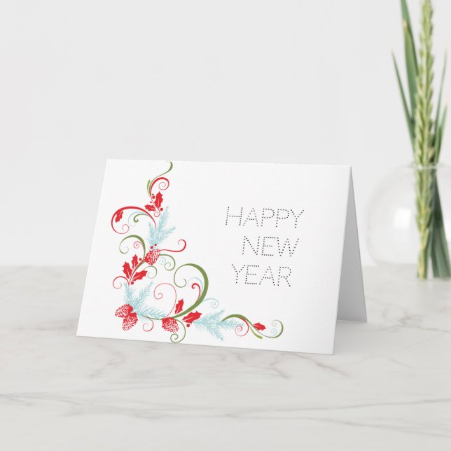 Cartes Pour Fêtes Annuelles Bonne année (Devant)