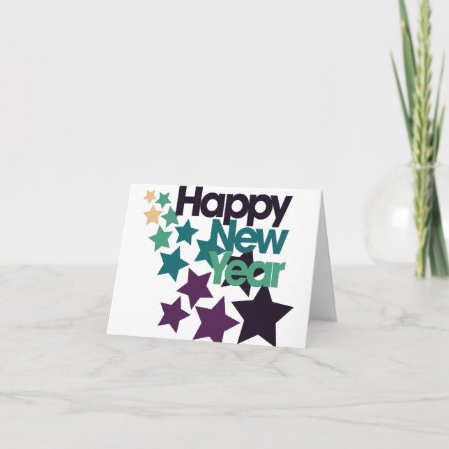 Cartes Pour Fêtes Annuelles Bonne année (Devant)