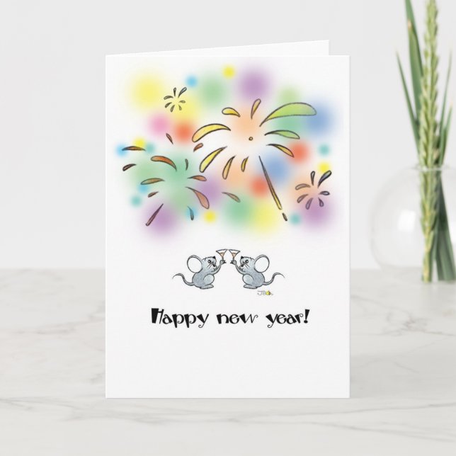 Cartes Pour Fêtes Annuelles Bonne année ! (Devant)