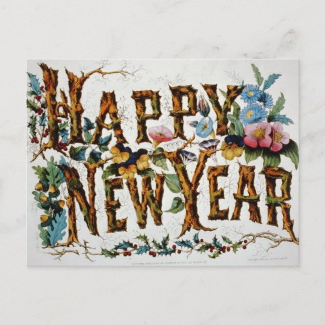 Cartes Pour Fêtes Annuelles Bonne année (Devant)