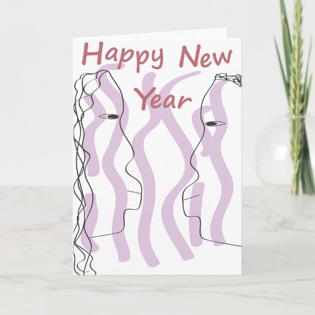 Cartes Pour Fêtes Annuelles Bonne année (Devant)