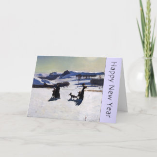 Cartes Pour Fêtes Annuelles Bonne année 2016 avec un peintre américain