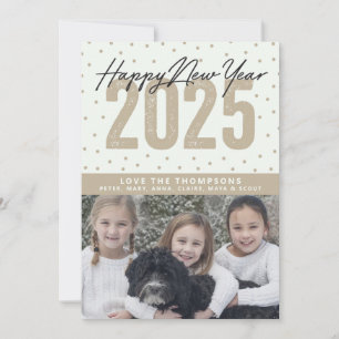 Cartes Pour Fêtes Annuelles Bonne année 2025