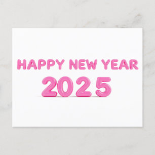 Cartes Pour Fêtes Annuelles Bonne année 2025 arrière - plan transparent
