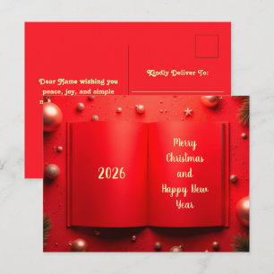 Cartes Pour Fêtes Annuelles Bonne année 2026