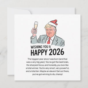 Cartes Pour Fêtes Annuelles Bonne année 2026