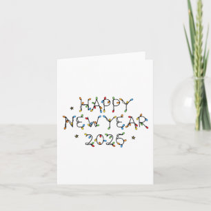 Cartes Pour Fêtes Annuelles Bonne Année 2026 Design Minimaliste
