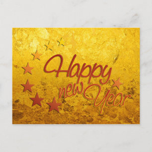 Cartes Pour Fêtes Annuelles Bonne année avec étoile