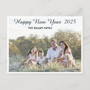 Cartes Pour Fêtes Annuelles Bonne année Calligraphie 2 Photo Holiday Postca