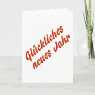 Cartes Pour Fêtes Annuelles Bonne année Carte, Allemand