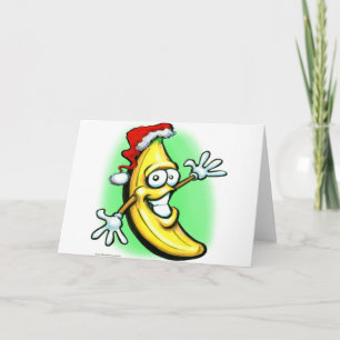 Cartes Pour Fêtes Annuelles Bonne année de banane de Joyeux Noël