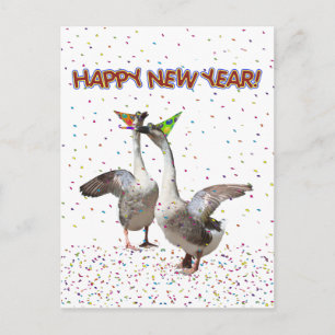 Cartes Pour Fêtes Annuelles Bonne année Oies