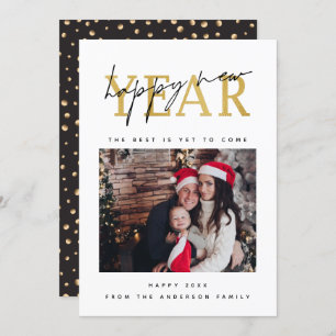 Cartes Pour Fêtes Annuelles Bonne année photo