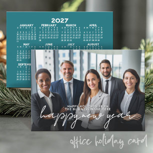 Cartes Pour Fêtes Annuelles Bonne année - Photo complète - Calendrier 2027