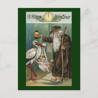 Cartes Pour Fêtes Annuelles Bonne année Vintage